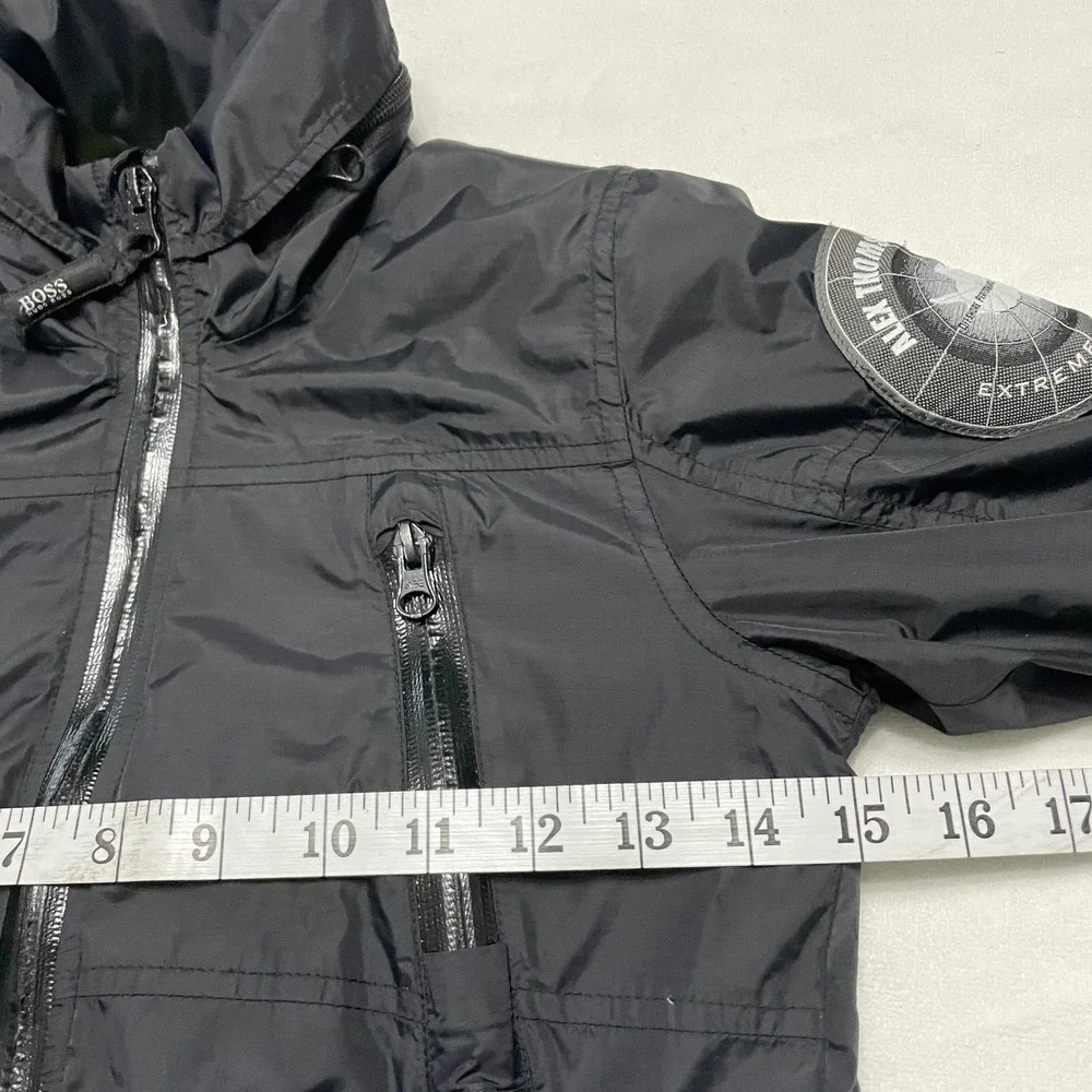 Hugo Boss Alex Thomson Boys Racing Extreme Sailing Jacket Windbreaker Hooded